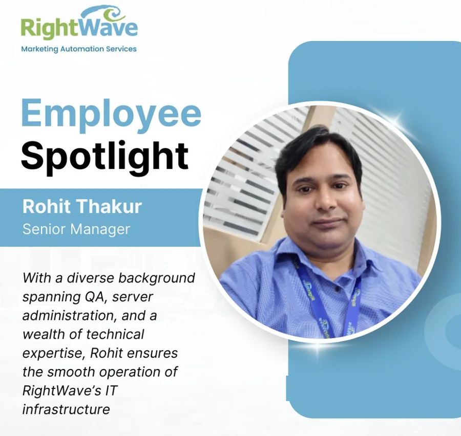 RightWave — Employee Spotlight featuring Rohit Thakur, Senior Manager
